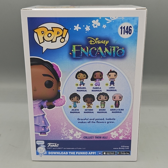 Funko Pop Disney Encanto #1146 Isabela Madrigal Vinyl Figure NEW - Picture 3 of 8